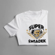 Super świadek - męska koszulka z nadrukiem