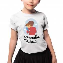Córeczka tatusia - koszulka dziecięca z nadrukiem