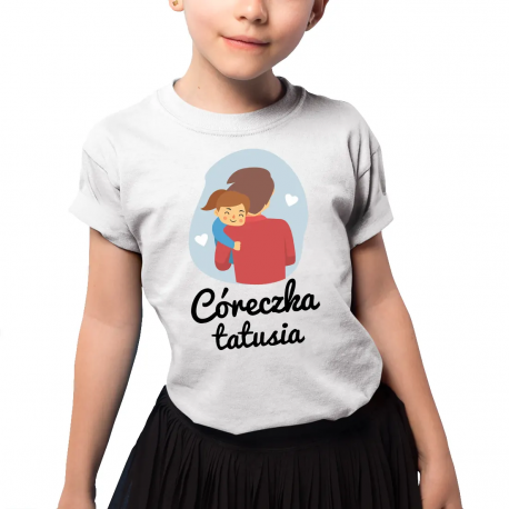 Córeczka tatusia - koszulka dziecięca z nadrukiem