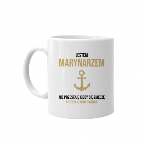 Jestem marynarzem - kubek z nadrukiem