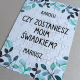 Produkt personalizowany - Czy zostaniesz moim świadkiem? - magnetyczne puzzle z nadrukiem