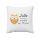 Mądra po mamie + imię - produkt personalizowany - poduszka z nadrukiem