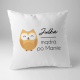 Mądra po mamie + imię - produkt personalizowany - poduszka z nadrukiem