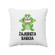Żajebista Babcia - poduszka z nadrukiem