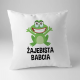 Żajebista Babcia - poduszka z nadrukiem