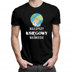 Najlepszy księgowy na świecie - męska koszulka z nadrukiem
