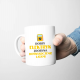Dobry elektryk zdobywa doświadczenie latami - kubek z nadrukiem