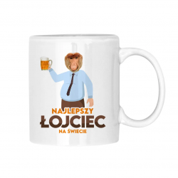 Najlepszy łojciec na świecie - kubek z nadrukiem