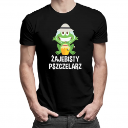 Żajebisty pszczelarz - męska koszulka z nadrukiem