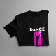 Dance all night - damska koszulka z nadrukiem