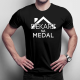 Dekarz na medal - męska koszulka z nadrukiem