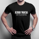 Krav maga - męska koszulka z nadrukiem