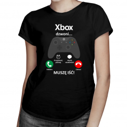 Xbox dzwoni, muszę iść - damska z nadrukiem