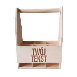 Nosidło na piwo z grawerem - produkt z własnym nadrukiem (tekst)