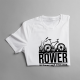 Rower, tańsze niż terapia - męska z nadrukiem