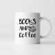 Books and coffee - kubek z nadrukiem