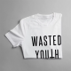 WYPRZEDAŻ Wasted Youth - męska koszulka z nadrukiem