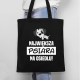 Największa psiara na osiedlu! - torba na prezent dla miłośnika psów