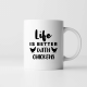 Life is better with chickens - kubek na prezent dla hodowcy kur