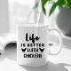 Life is better with chickens - kubek na prezent dla hodowcy kur