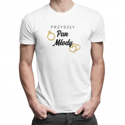Przyszły pan młody - męska koszulka na prezent