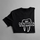 Dobry dentysta nie zadaje zbędnych pytań - męska koszulka na prezent dla dentysty