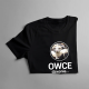 Owce dzwonią, muszę iść - męska koszulka na prezent