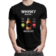 Whisky dzwoni, muszę iść - męska koszulka na prezent