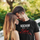 Kocham moją zołzę - męska koszulka z nadrukiem