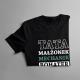 Tata, małżonek, mechanik, bohater + imię - produkt personalizowany - męska koszulka na prezent