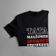 Tata, małżonek, spawacz, bohater + imię - produkt personalizowany - męska koszulka na prezent