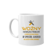 Woźny rozwiązuje problemy - kubek na prezent dla woźnego