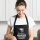 Najlepsza fryzjerka + imię - produkt personalizowany - fartuch na prezent dla fryzjera