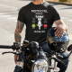 Motocykl dzwoni, muszę iść - męska koszulka z nadrukiem