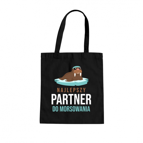 Najlepszy partner do morsowania - czarna torba na prezent
