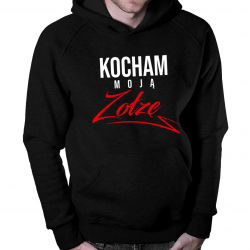 Kocham moją zołzę - męska bluza na prezent