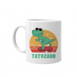 Tatozaur -  kubek na prezent dla taty