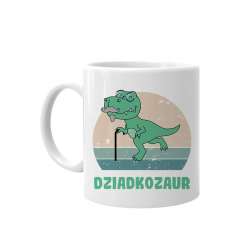 Dziadkozaur -  kubek na prezent dla dziadka