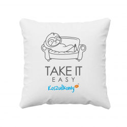 Take it easy - poduszka na prezent
