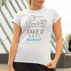 Take it easy - damska koszulka na prezent