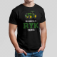 Moja muzyka to ryk ciągnika - męska koszulka na prezent dla rolnika