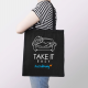 Take it easy - czarna torba na prezent