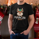 Produkt personalizowany - Renifer z imieniem - męska koszulka na prezent