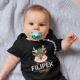 Produkt personalizowany - Renifer z imieniem - niemowlęce body na prezent