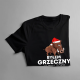 Byłem grzeczny w tym roku - męska koszulka na prezent
