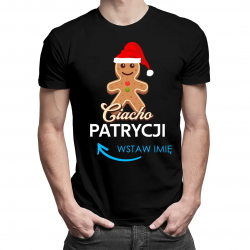Produkt personalizowany - Ciacho + Imię - męska koszulka na prezent