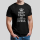 Keep calm and listen to opera - męska koszulka na prezent