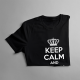 Keep calm and listen to opera - damska koszulka na prezent