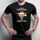 A merry christmas I wish you - męska koszulka na prezent