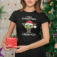 A merry christmas I wish you - damska koszulka na prezent
